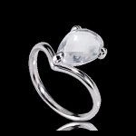 ANELLO-ORO-BIANCO-QUARZO-MORELLATO ANELLO-ORO-BIANCO-QUARZO-MORELLATO