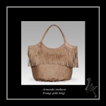 L'aura PE2010_Armando frange_pelle beige L'aura PE2010_Armando frange_pelle beige