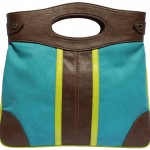 Borsa a mano turchese-Caleidos