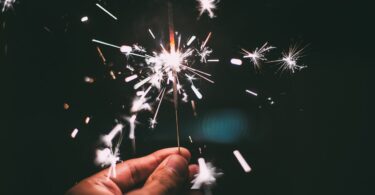 new year's eve, sparkler, sparks